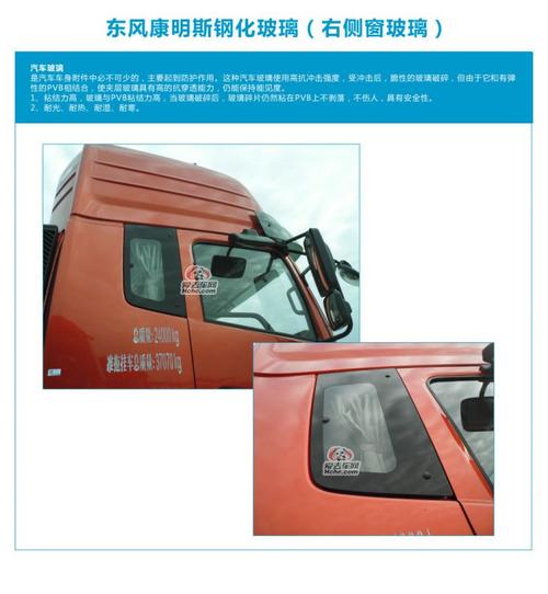 东风汽车配件 5403012-c0100右侧窗玻璃(天龙 大力神 天锦)